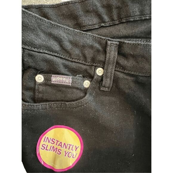 RIDERS BY LEE Women's Riding Bootcut Jeans Black 30W x 32L - Picture 3 of 8